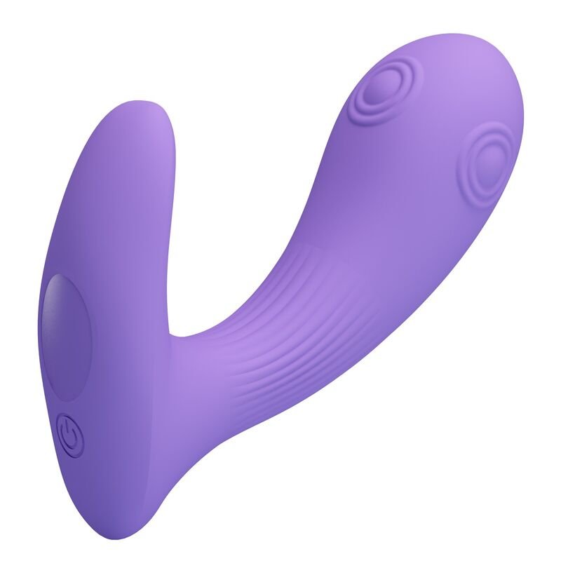 PRETTY LOVE - VIBRADOR DE DUPLA ESTIMULAÇÃO RECARREGÁVEL ANDROMEDA ROXO - Imagem 3