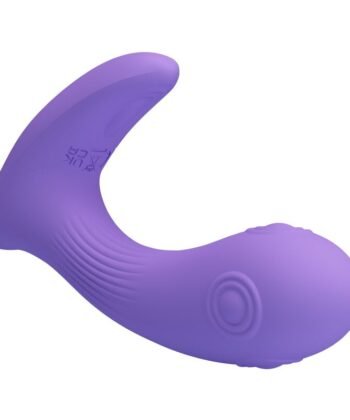 PRETTY LOVE - VIBRADOR DE DUPLA ESTIMULAÇÃO RECARREGÁVEL ANDROMEDA ROXO - Imagem 5