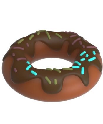 PRETTY LOVE - ANEL DE PÊNIS SUPER DONUT MARROM - Imagem 3