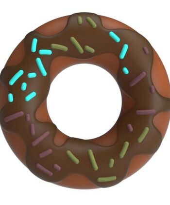 PRETTY LOVE - ANEL DE PÊNIS SUPER DONUT MARROM