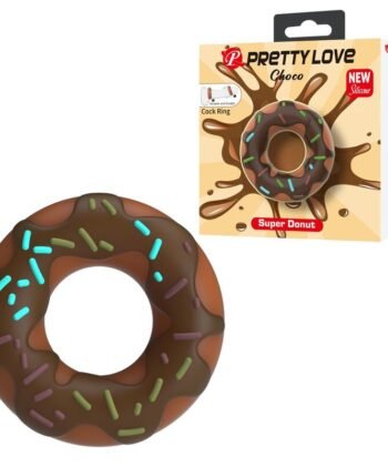 PRETTY LOVE - ANEL DE PÊNIS SUPER DONUT MARROM - Imagem 4
