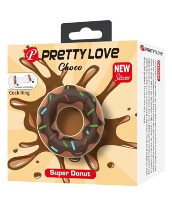 PRETTY LOVE - ANEL DE PÊNIS SUPER DONUT MARROM - Imagem 5