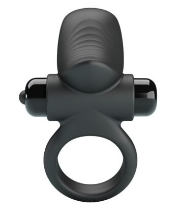 PRETTY LOVE - ANEL VIBRATÓRIO PARA PÊNIS ADRIEN COM 10 FUNÇÕES - PRETO - Imagem 3