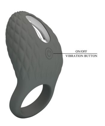PRETTY LOVE - ANILLO VIBRADOR RECARGABLE CON ESTIMULADOR TEXTURIZADO