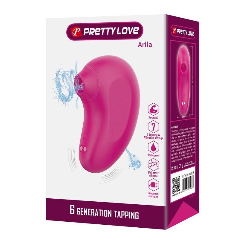 PRETTY LOVE - ARILA Estimulador Clitoriano Recarregável com Sucção e Vibração Rosa - Imagem 5