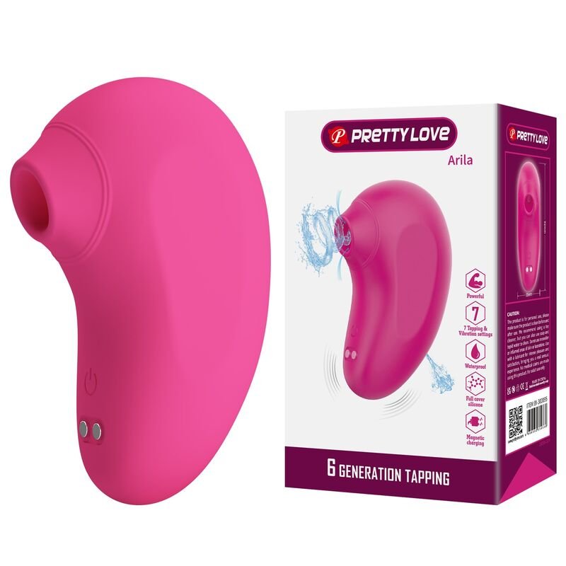PRETTY LOVE - ARILA Estimulador Clitoriano Recarregável com Sucção e Vibração Rosa - Imagem 3