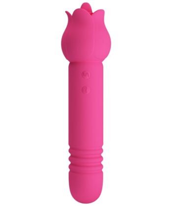 PRETTY LOVE - CHALEY VIBRADOR RECARREGÁVEL PARA ORAL, PULSO E ESTIMULAÇÃO CLITÓRICA ROSA - Imagem 3