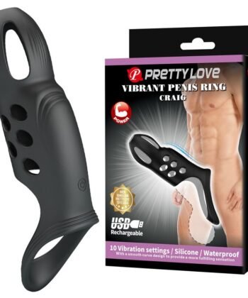 PRETTY LOVE - ANEL PENIANO VIBRATÓRIO RECARREGÁVEL CRAIG PRETO - Imagem 2