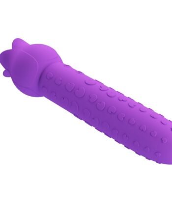 PRETTY LOVE - Vibrador estimulador oral e clitoriano recarregável DANNELL, roxo - Imagem 4