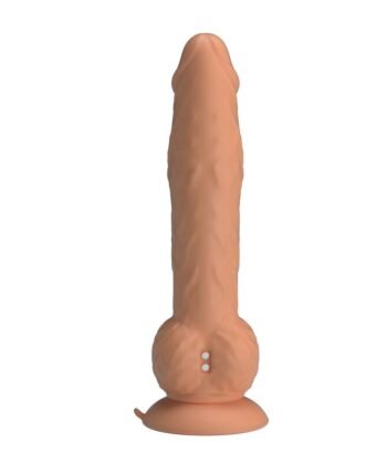PRETTY LOVE - EREN DILDO VIBRATÓRIO COM EMPURRAÇÃO 20,5 CM Ø 4,5 CM NATURAL