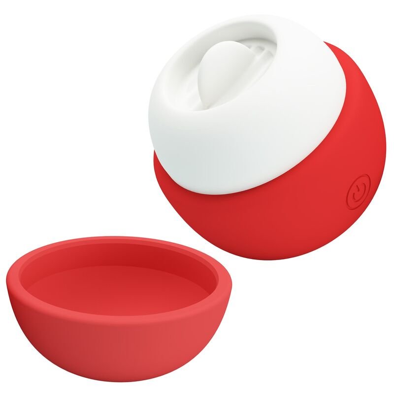 PRETTY LOVE - ESTIMULADOR CLITORIANO RECARREGÁVEL COM EFEITO DE LÍNGUA VERMELHO - Imagem 4