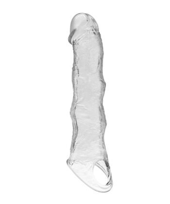 PRETTY LOVE - CAPA EXTENSORA DE PÊNIS AJUSTÁVEL 28 CM Ø 4,5 CM TRANSPARENTE