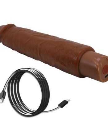 PRETTY LOVE - VIBRADOR REALISTA GAVIN 25 CM Ø 5 CM MARROM - Imagem 3