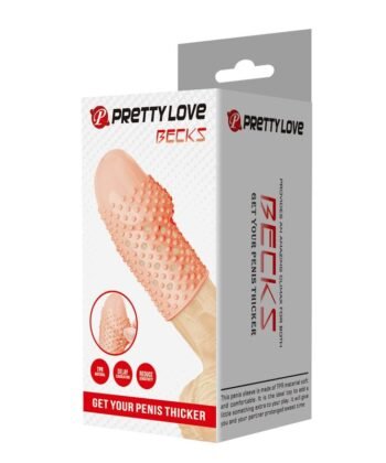 PRETTY LOVE - CAPA PENIANA PARA NERD DEIXE SEU PÊNIS MAIS GROSSO COR NATURAL - Imagem 5