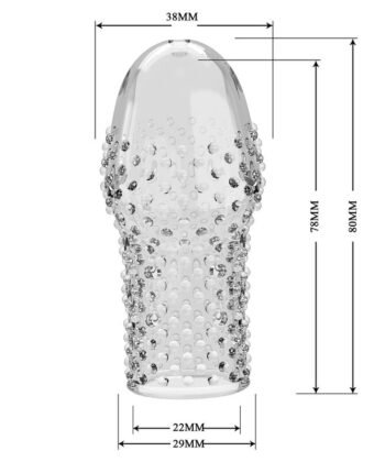 PRETTY LOVE - CAPA PENIANA PARA NERD: DEIXE SEU PÊNIS MAIS GROSSO E TRANSPARENTE - Imagem 3