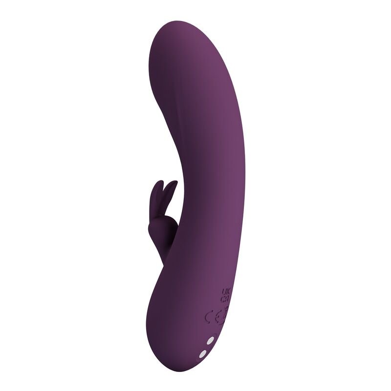 PRETTY LOVE - VIBRADOR COELHO RECARREGÁVEL HARPER COM 10 FUNÇÕES - ROXO - Imagem 5