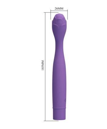 PRETTY LOVE - VIBRADOR HENRY FLEXÍVEL PARA PONTO G ROXO - Imagem 5
