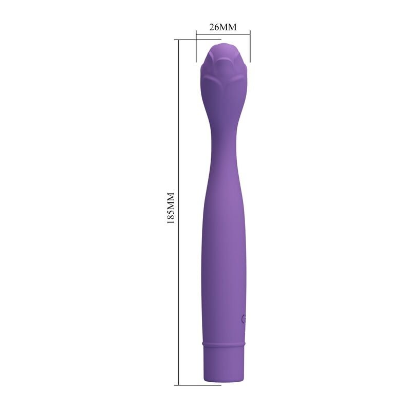 PRETTY LOVE - VIBRADOR HENRY FLEXÍVEL PARA PONTO G ROXO - Imagem 5