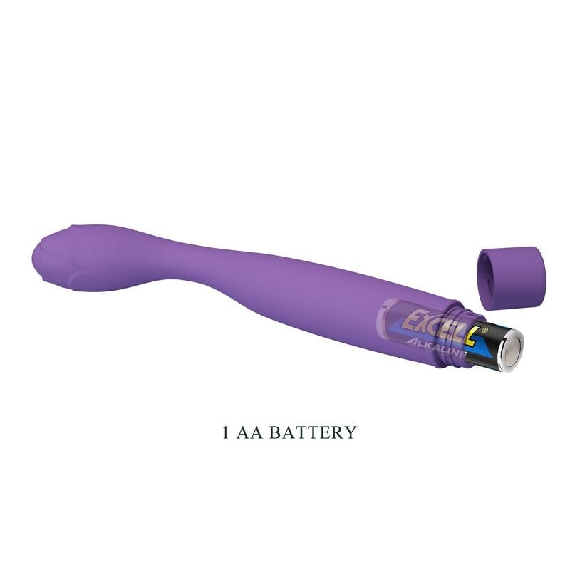 PRETTY LOVE - VIBRADOR HENRY FLEXÍVEL PARA PONTO G ROXO - Imagem 4