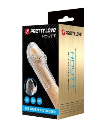 PRETTY LOVE - CAPA PARA PÊNIS HOTTT PARA AUMENTAR O AUMENTO DO VOLUME DO SEU PÊNIS TRANSPARENTE - Imagem 3