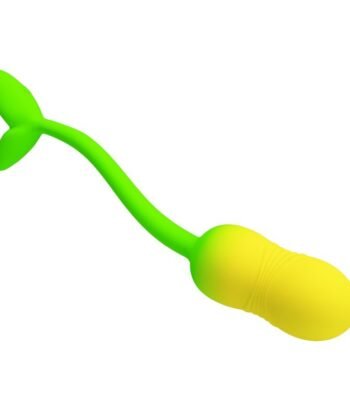 PRETTY LOVE - OVO VIBRATÓRIO COM CONTROLE POR APLICATIVO PULSEN, 12 FUNÇÕES, RECARREGÁVEL VIA USB, VERDE-AMARELO - Imagem 4