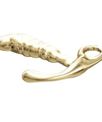 PRETTY LOVE - MASSAGEADOR DE PRÓSTATA JACK EM LIGA DE ZINCO DOURADO - Imagem 5