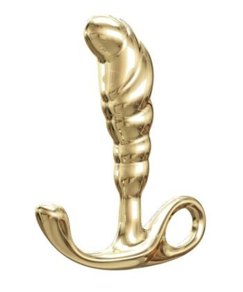 PRETTY LOVE - MASSAGEADOR DE PRÓSTATA JACK EM LIGA DE ZINCO DOURADO