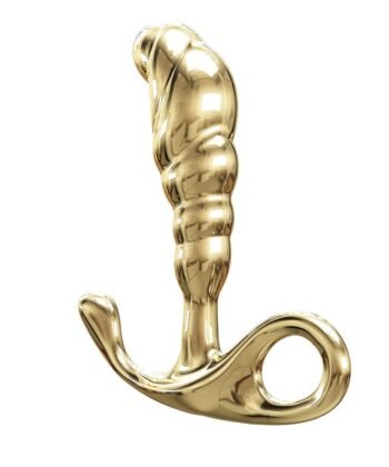 PRETTY LOVE - MASSAGEADOR DE PRÓSTATA JACK EM LIGA DE ZINCO DOURADO - Imagem 4