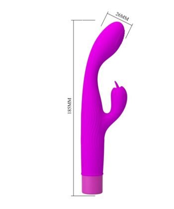 PRETTY LOVE - VIBRADOR JENE COM DUPLA ESTIMULAÇÃO DO PONTO G E DO CLITÓRIS - ROXO - Imagem 5