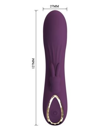PRETTY LOVE - VIBRADOR COELHO RECARREGÁVEL LANDYN COM 10 FUNÇÕES - ROXO - Imagem 3