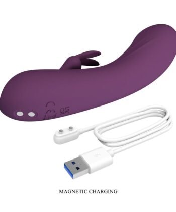 Visão alternativa de PRETTY LOVE - VIBRADOR COELHO RECARREGÁVEL LANDYN COM 10 FUNÇÕES - ROXO