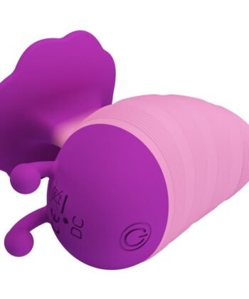 PRETTY LOVE - LITTLE BEE - ESTIMULADOR CLITORIAL RECARREGÁVEL COM 7 MODOS - ROXO-ROSA - Imagem 2