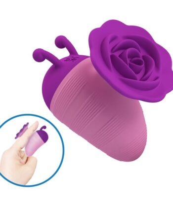 PRETTY LOVE - LITTLE BEE - ESTIMULADOR CLITORIAL RECARREGÁVEL COM 7 MODOS - ROXO-ROSA
