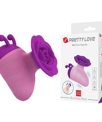 PRETTY LOVE - LITTLE BEE - ESTIMULADOR CLITORIAL RECARREGÁVEL COM 7 MODOS - ROXO-ROSA - Imagem 4