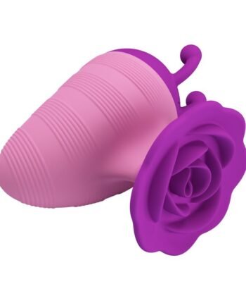 PRETTY LOVE - LITTLE BEE - ESTIMULADOR CLITORIAL RECARREGÁVEL COM 7 MODOS - ROXO-ROSA - Imagem 3
