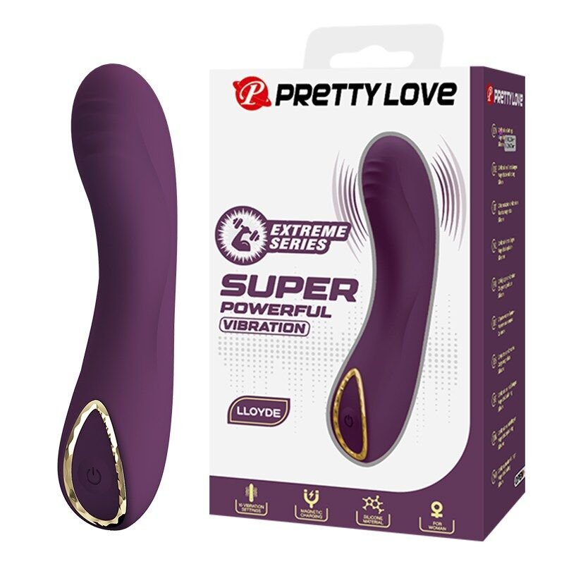 PRETTY LOVE - VIBRADOR RECARREGÁVEL LLOYDE COM 10 FUNÇÕES - ROXO - Imagem 5