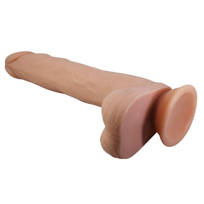 PRETTY LOVE - NOLAN DILDO VIBRATÓRIO COM EMPURRAÇÃO E ROTAÇÃO 24,5 CM Ø 5 CM NATURAL - Imagem 4