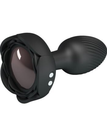 PRETTY LOVE - PLUG ANAL VIBRATÓRIO RECARREGÁVEL COM 10 MODOS - PRETO - Imagem 4