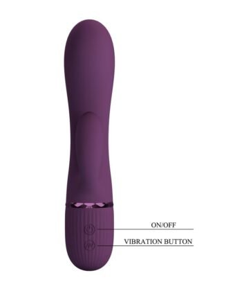 PRETTY LOVE - MARGIE VIBRADOR COELHO RECARREGÁVEL COM 10 FUNÇÕES ROXO - Image 4