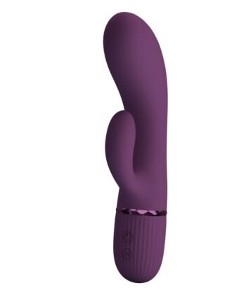 PRETTY LOVE - MARGIE VIBRADOR COELHO RECARREGÁVEL COM 10 FUNÇÕES ROXO