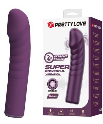 PRETTY LOVE - VIBRADOR RECARREGÁVEL RYLAND COM 10 FUNÇÕES - ROXO - Imagem 4