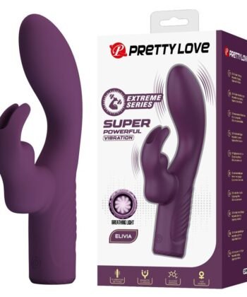 PRETTY LOVE - VIBRADOR COELHO RECARREGÁVEL OLIVIA COM 10 FUNÇÕES - Imagem 2