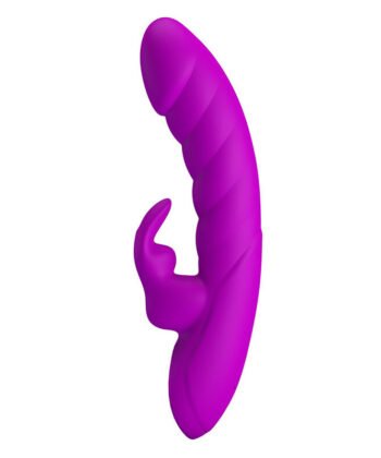 PRETTY LOVE - MONICA VIBRADOR RECARREGÁVEL COM DUPLA ESTIMULAÇÃO PARA PONTO G E CLITÓRIS ROXO