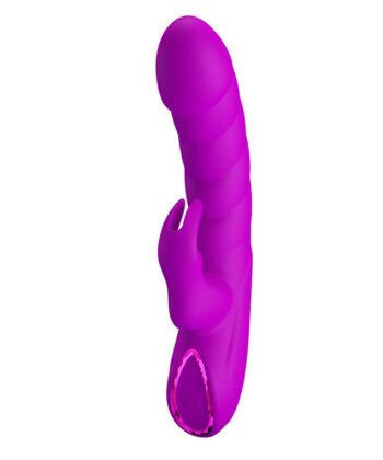 PRETTY LOVE - MONICA VIBRADOR RECARREGÁVEL COM DUPLA ESTIMULAÇÃO PARA PONTO G E CLITÓRIS ROXO - Imagem 5