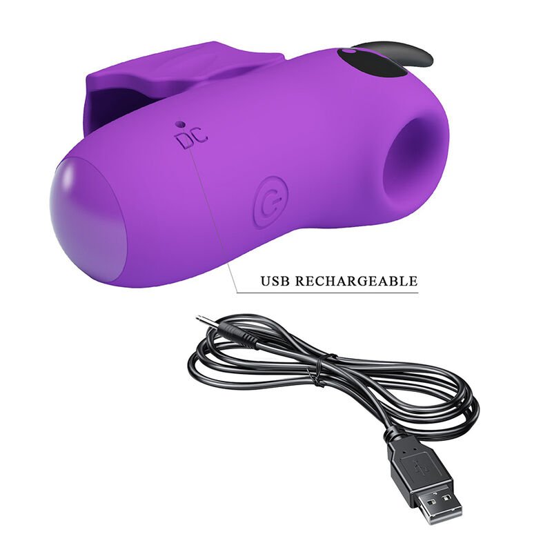 PRETTY LOVE - ESTIMULADOR DE DEDOS RECARREGÁVEL ROXO MAGIC DEVIL - Imagem 2