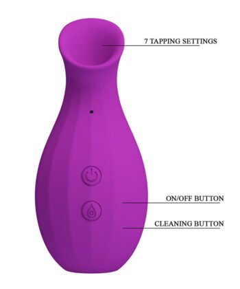 PRETTY LOVE - GARRAFA MÁGICA Estimulador Clitoriano Recarregável por Sucção - Roxo