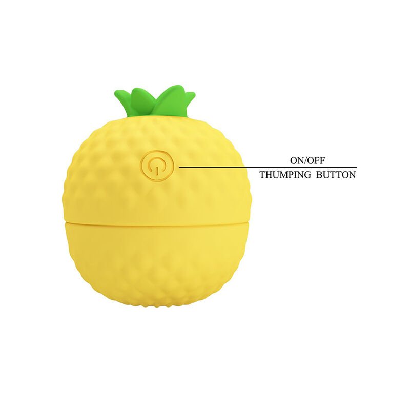 PRETTY LOVE - ESTIMULADOR CLITORIANO RECARREGÁVEL COM SUCÇÃO E IMPULSÃO AMARELO - Imagem 2