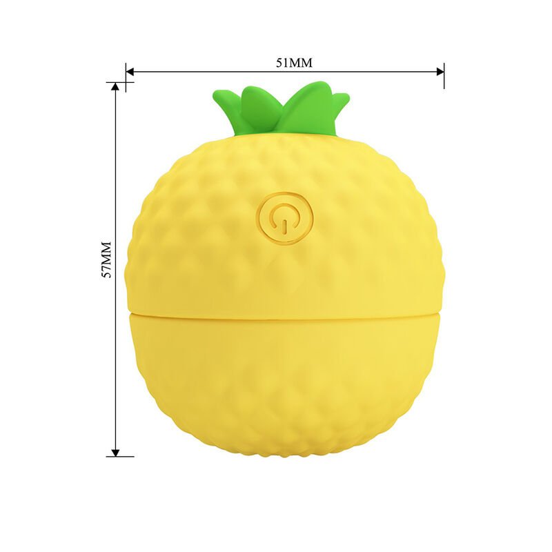 PRETTY LOVE - ESTIMULADOR CLITORIANO RECARREGÁVEL COM SUCÇÃO E IMPULSÃO AMARELO - Imagem 5