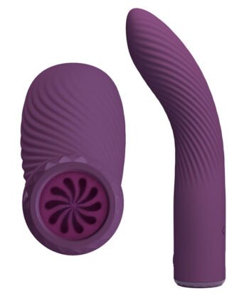 PRETTY LOVE - VIBRADOR RECARREGÁVEL KISSELL COM 10 FUNÇÕES - ROXO - Imagem 2