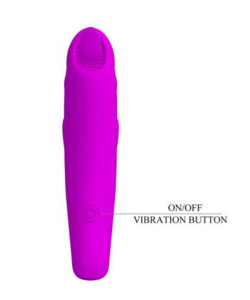 PRETTY LOVE - VIBRADOR DE DEDO RECARREGÁVEL PETERSON HONEY FINGER ROXO